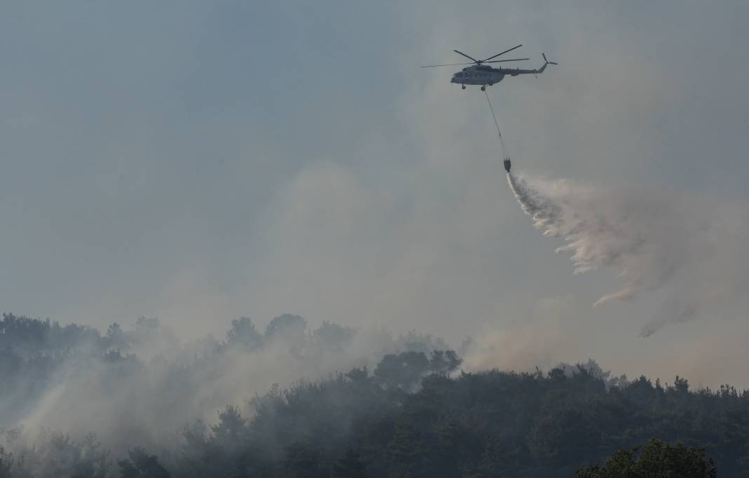 Bornova’daki orman yangını 23 saat sonra kontrol altına alındı 30